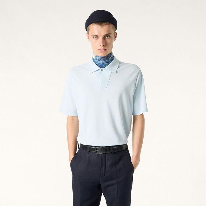 loro piana pietro short sleeve polo shirt